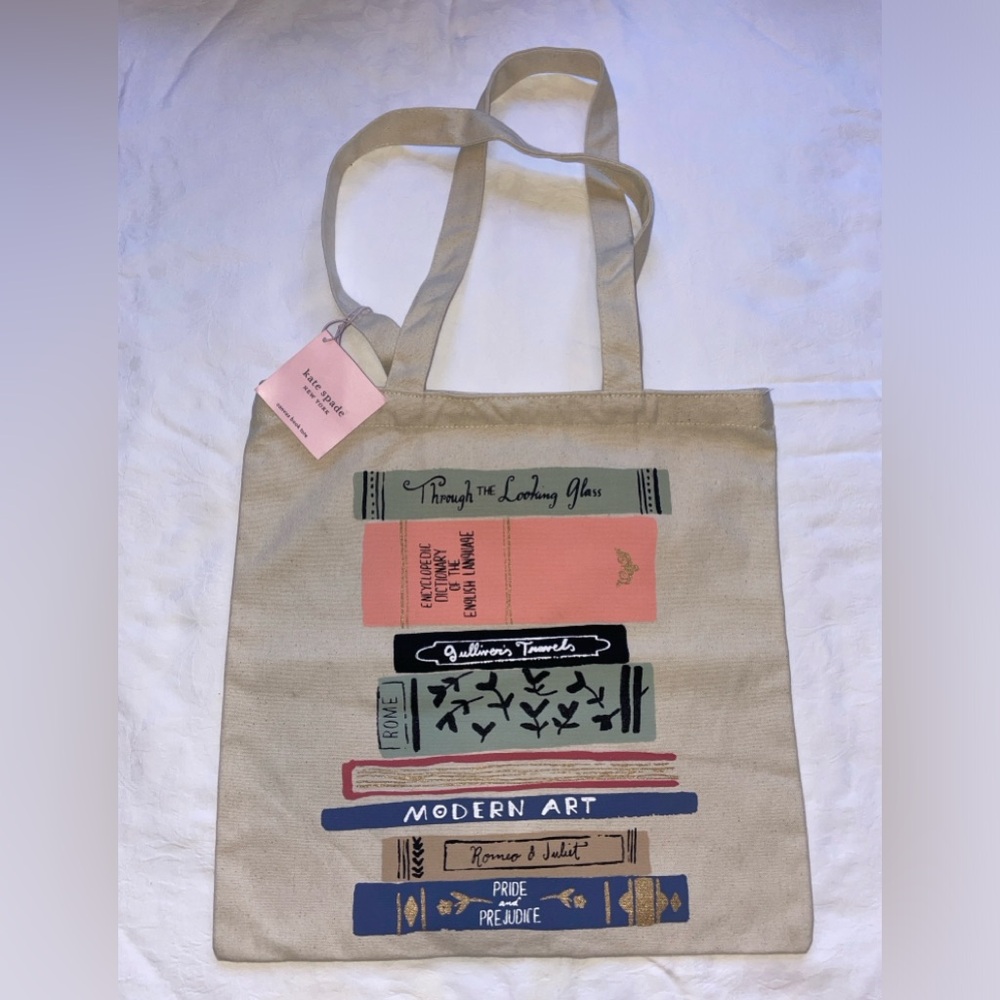 Kate Spade Canvas Book Tote
